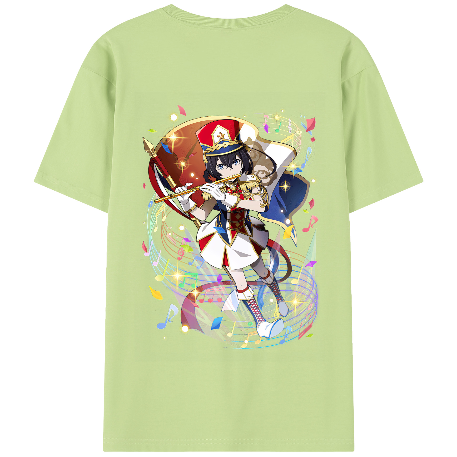 （画像用） 文豪ストレイドッグス Bungo Stray Dogs 綿100％半袖Tシャツ（背面プリント）